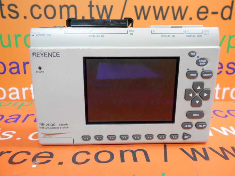 KEYENCE NR2000 400KH2 DATA ACQUISITION SYSTEM 裕益科技自動化設備可程式編碼器PLC分散式